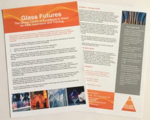 Marketing collateral for Glass Futures